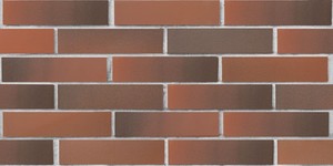Кирпич облицовочный ЛСР, Красный Флэшинг, Гладкий, 1НФ на белом шве