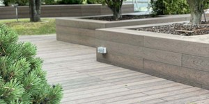Террасная доска ДПК Bamberg Natural Brazilian Walnut (благоустройство, оформление клумб) (2)