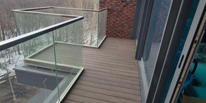 Террасная доска ДПК Bamberg Solid Brazilian Walnut настил неостекленного балкона (3)