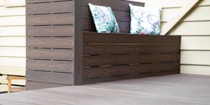 Террасная доска ДПК Turtle Shell Australian Palisander Co-Extrusion терраса и уличная скамейка из дпк
