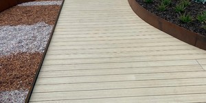 Террасная доска ДПК Turtle Shell French Oak Co-Extrusion благоустройство территории доской из дпк, дорожки (2)