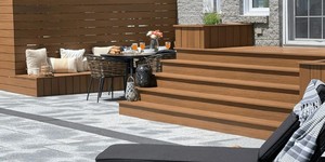 Террасная доска ДПК Turtle Shell Thai Teak Co-Extrusion крыльцо и забор из дпк (2)