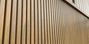 Реечная панель ДПК Turtle Shell, Middle Lines, Siberian Pine Co-Extrusion (фасад, крыльцо) 37