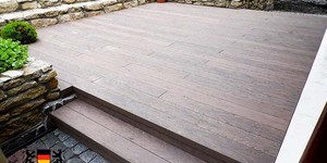 Ступени из ДПК Bamberg Natural Brazilian Walnut (терраса) 4