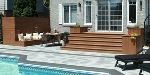 Ступени из ДПК Turtle Shell Thai Teak Co-Extrusion крыльцо и забор из дпк (1)