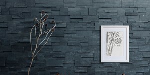 Декоративный камень для стен интерьера заказать 3D панели RKS SLATE Сланец Black Slate Modern (1)