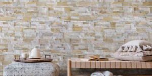 Интерьерный бежевый камень для стен купить 3D панели RKS SLATE Сланец Beige Slate Modern (6)
