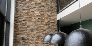 Каменные стены в интерьере фото 3D панели RKS SLATE Сланец Rusty Slate Rockface заказать (16)
