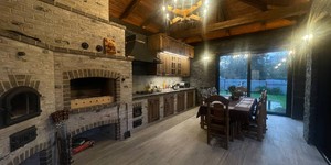Каменные стены в интерьере фото 3D панели Сланец RKS Slate Grey Slate Modern
