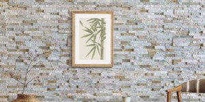 Камень для стен в интерьере фото проекта с применением 3D панели Сланец Beige Slate от бренда RKS SLATE (3)
