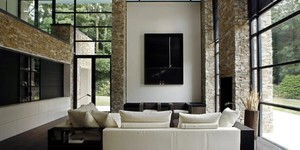 Натуральный камень в интерьере фото 3D панели RKS SLATE Кварцит Multi Quartz Country современные решения для стен (13)