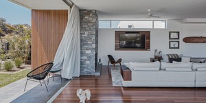 Панели под камень из натурального кварцита 3D панели RKS SLATE Кварцит Nordic Blend Country фото в интерьере (1)