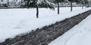 Забор и подпорные стены из натурального камня 3D панели RKS SLATE Кварцит Black Quartz Country купить отделочный камень (2)