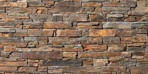 Забор и подпорные стены из натурального камня 3D панели RKS SLATE Сланец Cape Roca Country