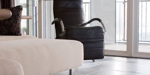 Напольная каменная плитка для интерьера RKS SLATE Сланец Brazil Black Natural купить с доставкой (3)
