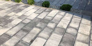 Тротуарная плитка BRAER, Триада, Color Mix Ночь фото отзыв после монтажа от покупателя (2)